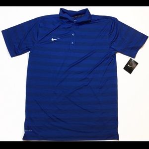 Nike men's Golf Dri-Fit Victory Stripe Polo nwt